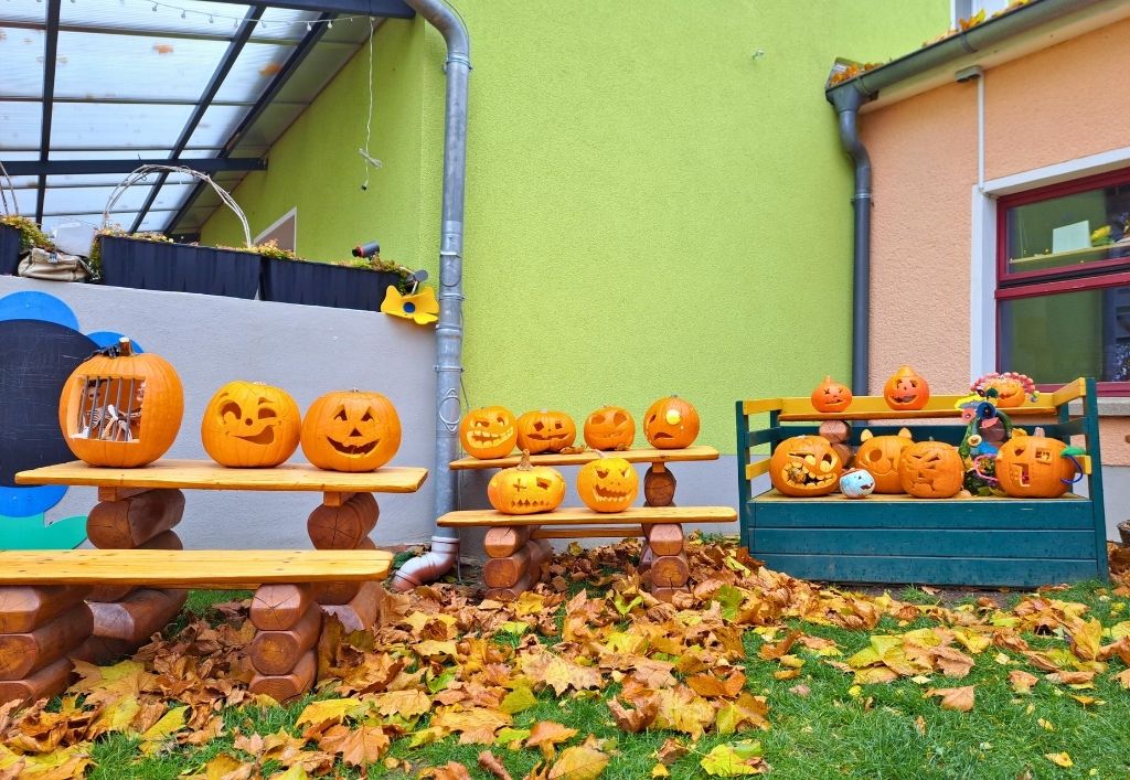 Wenn Hexen lachen und Kürbisse leuchten: Halloweenfeier in der Kita „Am Hutberg“
