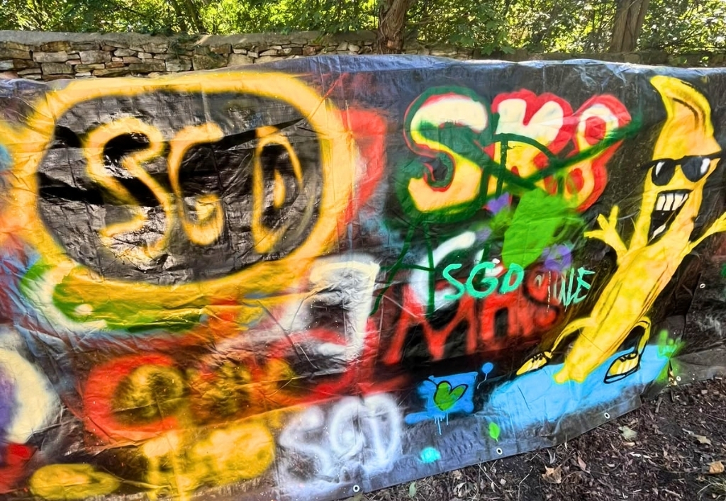 Bunt, laut, kreativ: Graffiti im Hort "Fröbelstraße"