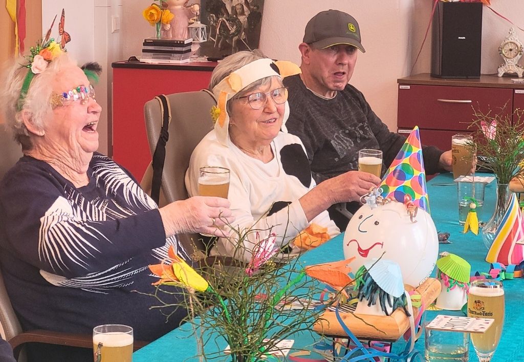 Närrische Tage in der ASB-Tagespflege Kamenz