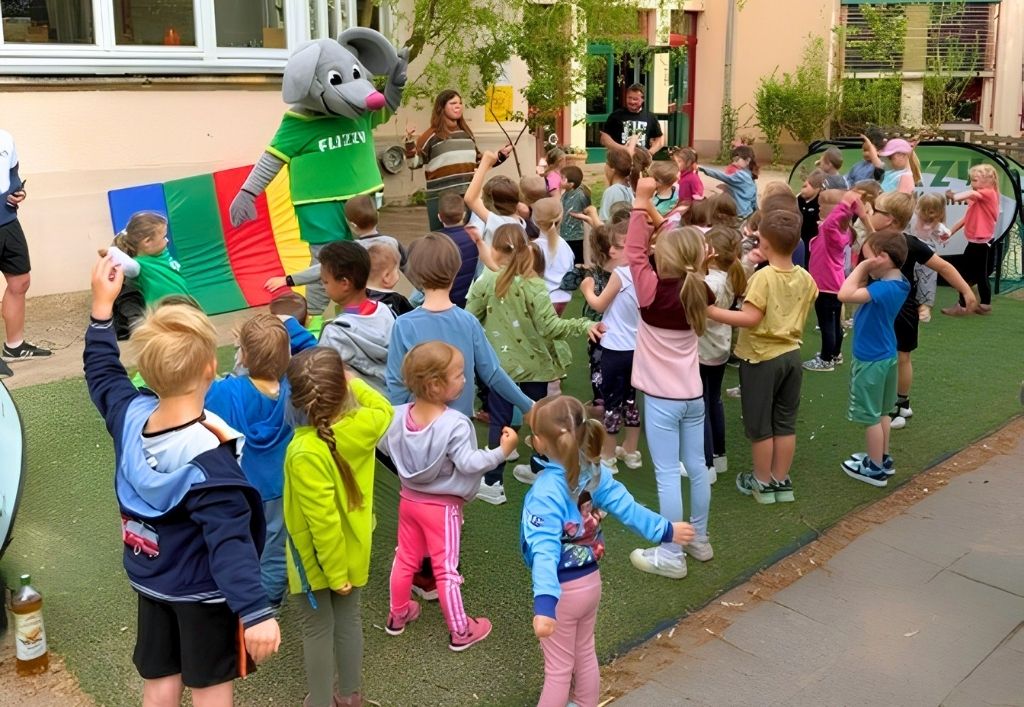 Springen, balancieren, werfen – Sportfest in der Kita "Zur Bimmelbahn"